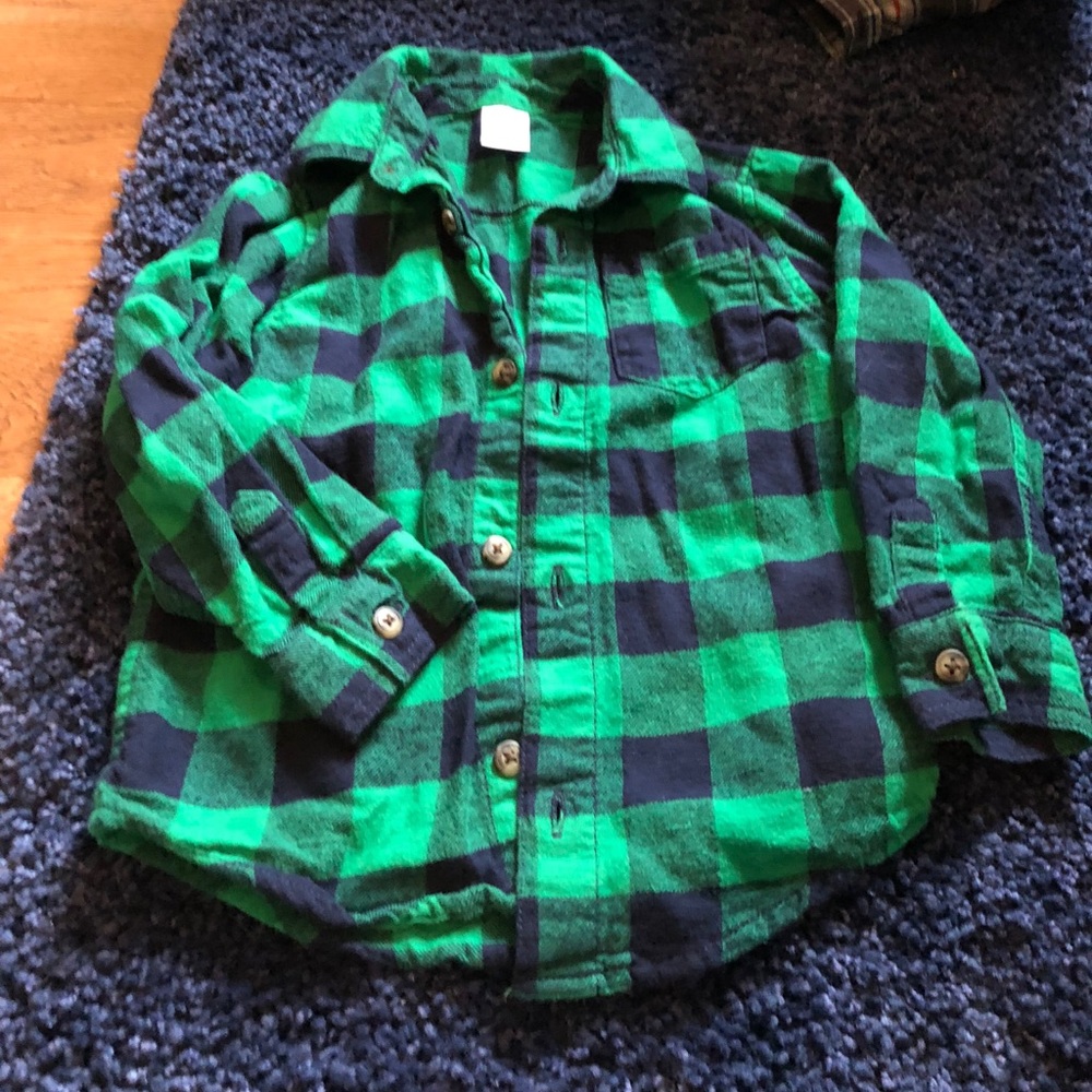 Flannel button up shirt